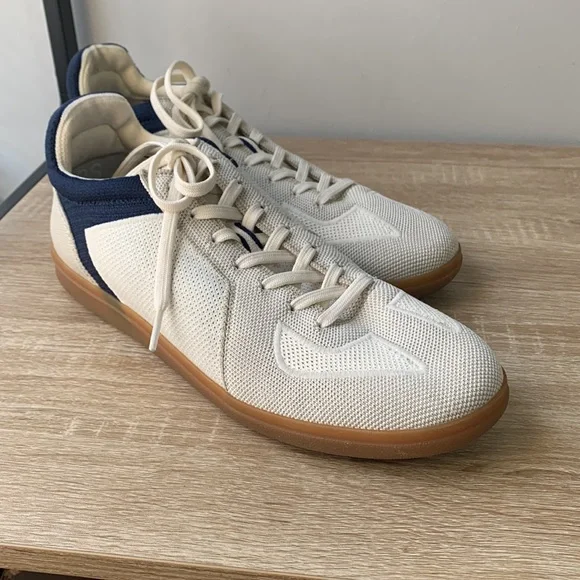 Rothy’s The RS01 Sneaker Panther Men’s Size 10.5 White & Blue Casual Shoes - Picture 7 of 14